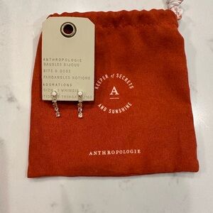 Anthropologie Earrings with Jewelry Pouch